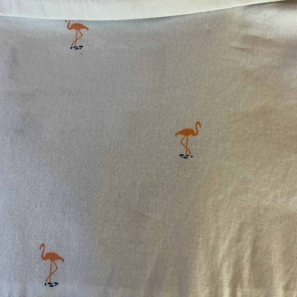 Crown and Ivy Flamingo Long Sleeve Button Down - Picture 3 of 6